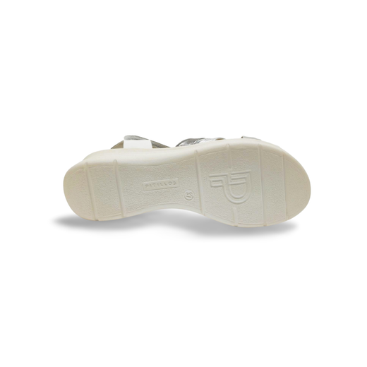 Sandalias Y Zue Pitillos 11290 piel blanco