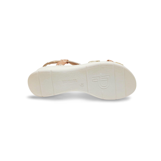 Sandalias Y Zue Pitillos 11291 piel dorado