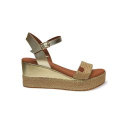 Sandalias Y Zue Popa ARAMBOL piel dorado