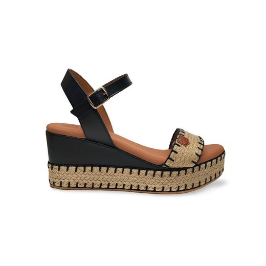 Sandalias Y Zue Popa ARAMBOL piel negro
