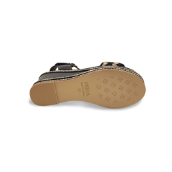 Sandalias Y Zue Popa ARAMBOL piel negro