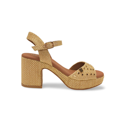 Sandalias Y Zue Popa DAIRA textil beig