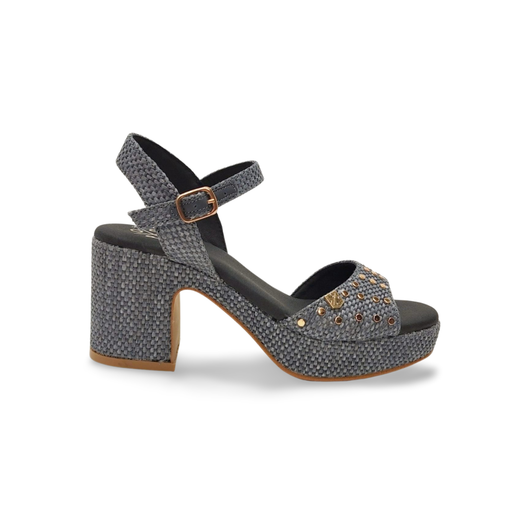 Sandalias Y Zue Popa DAIRA textil negro