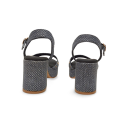 Sandalias Y Zue Popa DAIRA textil negro