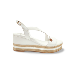 Sandalias Y Zue Popa IPANEMA piel blanco