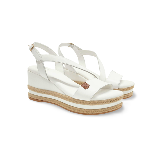 Sandalias Y Zue Popa IPANEMA piel blanco
