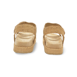 Sandalias Y Zue Popa NIANA textil beig