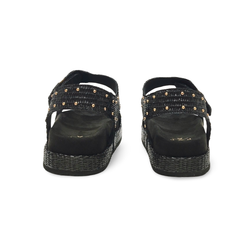 Sandalias Y Zue Popa NIANA textil negro