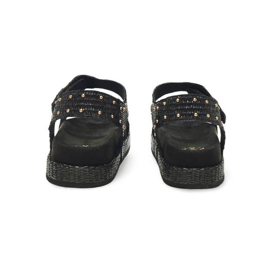 Sandalias Y Zue Popa NIANA textil negro