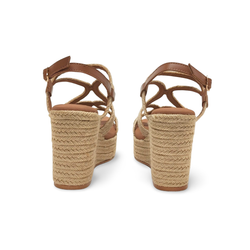Sandalias Y Zue Popa RIBERA piel beig