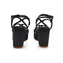 Sandalias Y Zue Popa RIBERA piel negro