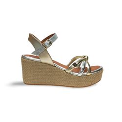Sandalias Y Zue Popa TAMPA piel dorado