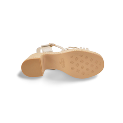 Sandalias Y Zue Popa VALVAS piel dorado