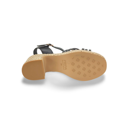 Sandalias Y Zue Popa VALVAS piel negro