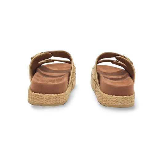 Sandalias Y Zue Popa XAGO textil beig