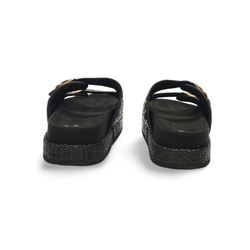 Sandalias Y Zue Popa XAGO textil negro