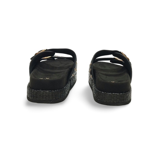 Sandalias Y Zue Popa XAGO textil negro