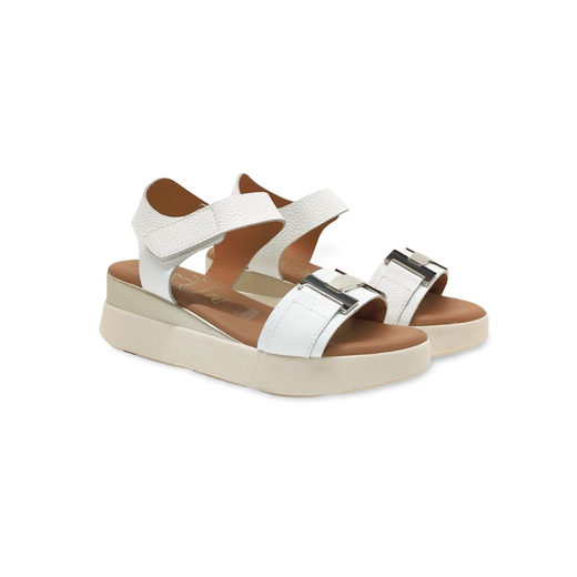 Sandalias Y Zue Sandals 5962 piel blanco