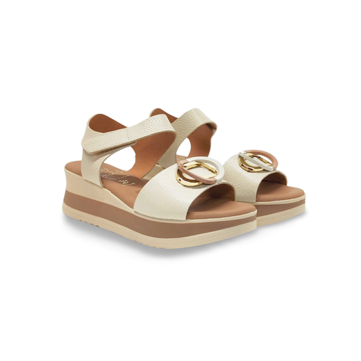 Sandalias Y Zue Sandals 5974 piel beig
