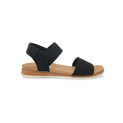 Sandalias Y Zue Skechers 114710 piel vegana negro