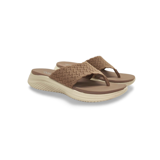 Sandalias Y Zue Skechers 119971 piel vegana taupe