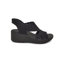 Sandalias Y Zue Skechers 120012 textil negro
