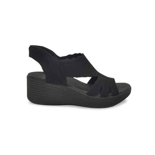 Sandalias Y Zue Skechers 120012 textil negro