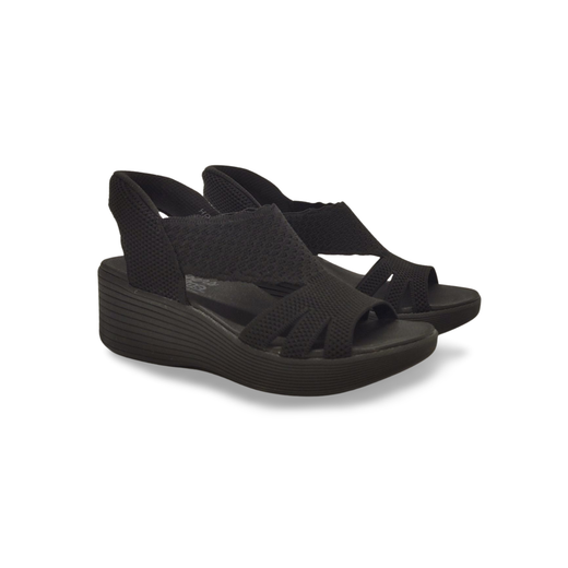 Sandalias Y Zue Skechers 120012 textil negro