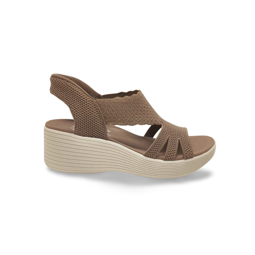 Sandalias Y Zue Skechers 120012 textil taupe