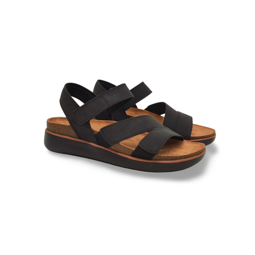 Sandalias Y Zue Skechers 163252 piel vegana negro
