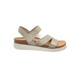 Sandalias Y Zue Skechers 163252 piel vegana taupe
