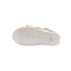 Sandalias Y Zue Skechers 163252 piel vegana taupe