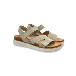 Sandalias Y Zue Skechers 163252 piel vegana taupe