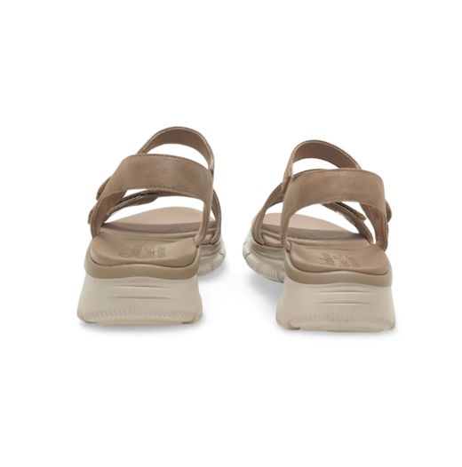 Sandalias Y Zue Skechers 163532 piel vegana taupe