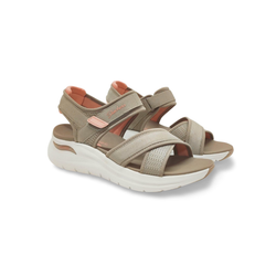 Sandalias Y Zue Skechers 164078 textil taupe