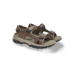 Sandalias Y Zue Skechers 204106 piel vegana marrón