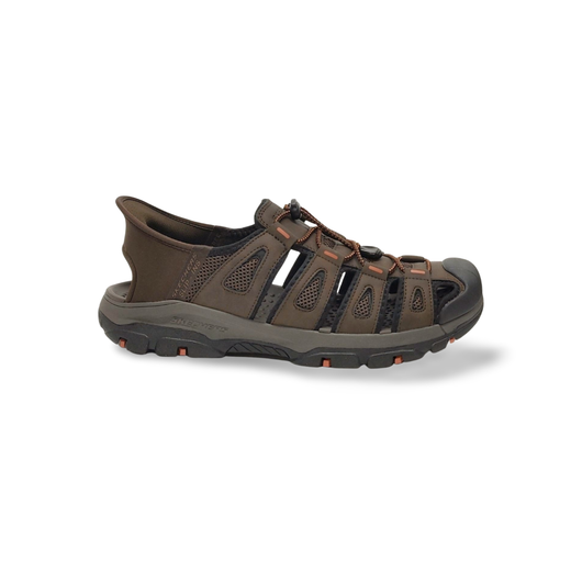 Sandalias Y Zue Skechers 205187 piel vegana marrón