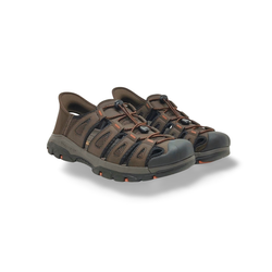 Sandalias Y Zue Skechers 205187 piel vegana marrón