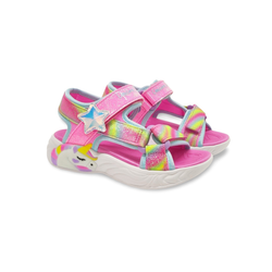Sandalias Y Zue Skechers 303107 piel vegana fucsia