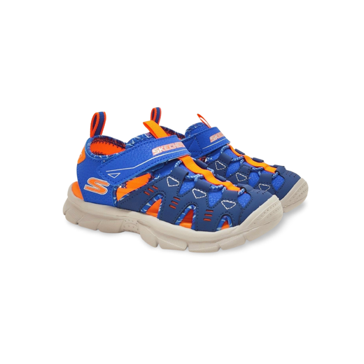 Sandalias Y Zue Skechers 407015 piel vegana combinados