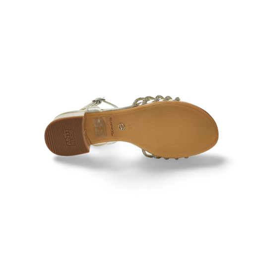 Sandalias Y Zue Tamaris 28248 piel vegana plateado