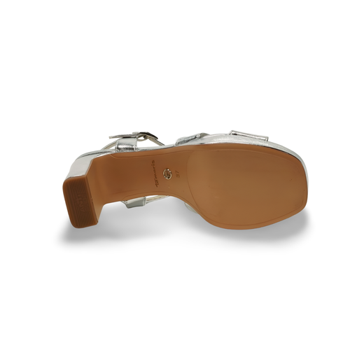 Sandalias Y Zue Tamaris 28349 piel vegana plateado