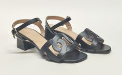 Sandalias Y Zue Tiziana 1242 piel negro