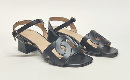 Sandalias Y Zue Tiziana 1242 piel negro