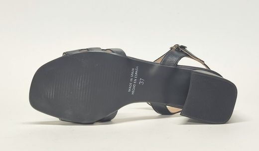 Sandalias Y Zue Tiziana 1242 piel negro