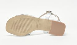 Sandalias Y Zue Tiziana 1242 piel plateado