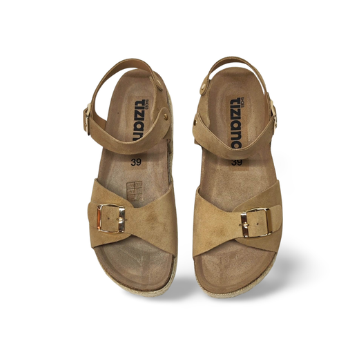 Sandalias Y Zue Tiziana 801 piel taupe