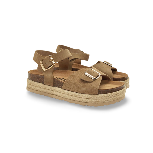 Sandalias Y Zue Tiziana 801 piel taupe