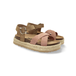 Sandalias Y Zue Tiziana 805 piel combinados