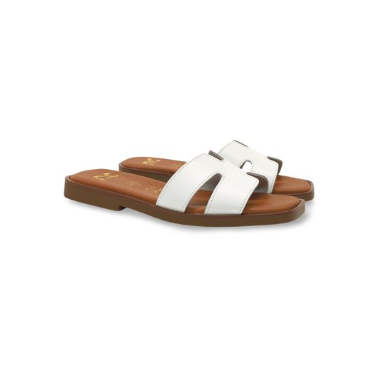 Sandalias Y Zue Tiziana ATENAS piel blanco